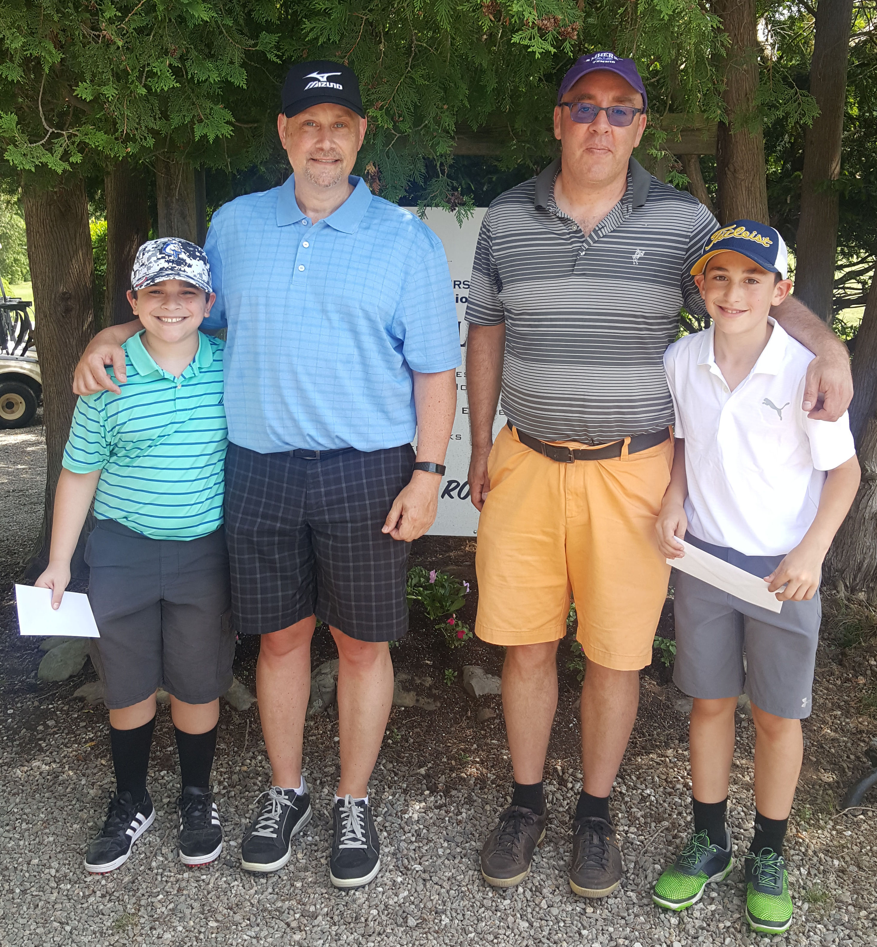 May 2018 Parent/Child Tournament 1st and 2nd Place